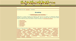 Desktop Screenshot of growshop.bongomania.de